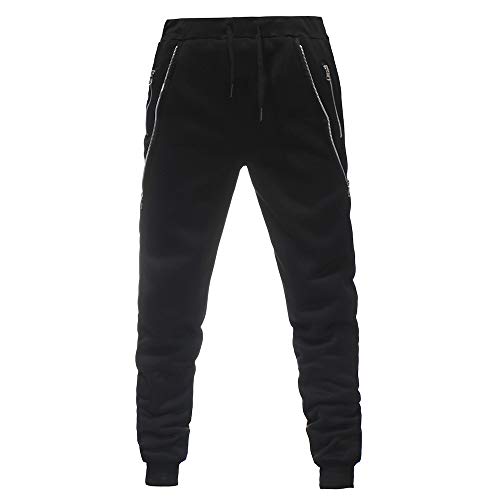 VPASS Pantalones para Hombre,Pantalones Moda Pop Casuales Chándal de Hombres Jogging Pants Trend Largo Pantalones Diseño de Personalidad