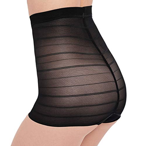 Wacoal – Faja de Shorty Alta Adelgazante, Color Negro Negro 36-38