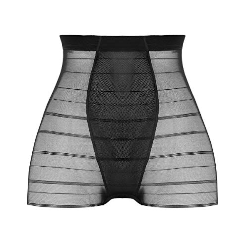 Wacoal – Faja de Shorty Alta Adelgazante, Color Negro Negro 36-38