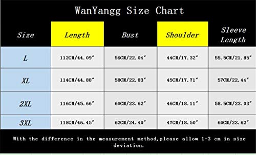 WanYangg Albornoz Kimonos Pijama para Hombre Largo Camisón Robe Bata Ropa De Dormir Satín Bata De Baño Dragón De Impresión Seda De Imitación Azul Real 2XL