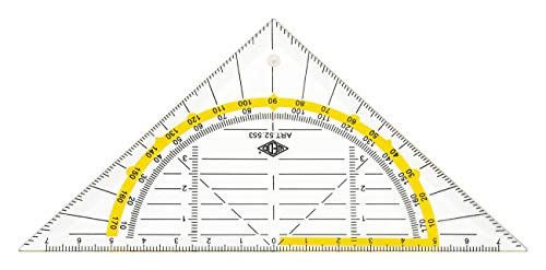 Wedo 52553 - Triángulo flexible para geometría (16 cm)