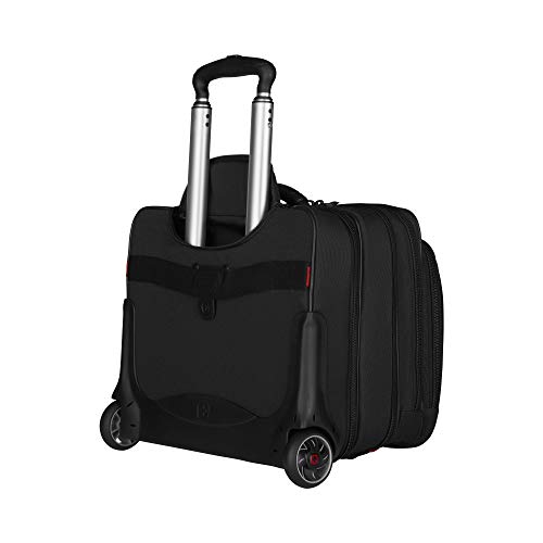 Wenger Patriot maletín, maletín portátil Ruedas 2 en 1, portátiles hasta 17″, 25 l, Mujer, Hombre, Oficina, Negocios, Universidad, Escuela, Negro