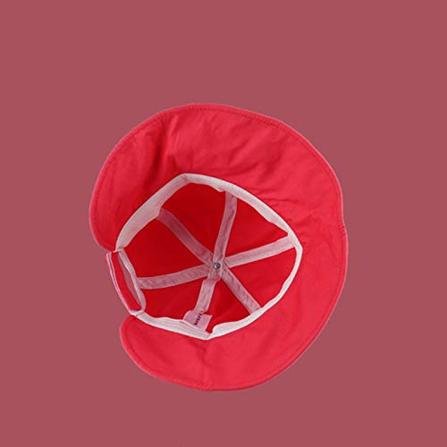 WFZ17 Color sólido sombrero plegable mujeres sombreros corto ala trasera sombrero pescador para verano playa negro