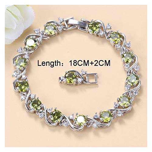 Wnkls Joyas De Boda Conjuntos Pendientes Redondos Pendientes Y Prendas De Vestir Pulsera Conjuntos Regalos Femeninos (Color : A 4PCS, Size : 9)