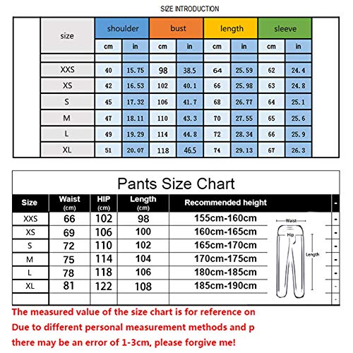 Woakzhe Hombre Sudadera con Capucha Pantalones Conjuntos, Chándal Hombres, Fe.RR-a.ri Estampado Ropa de Jogging, Clásico Hoodie Baloncesto Traje Deportivo (L,Red)