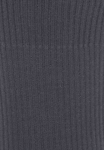 Wolford Calcetines de mujer acanalados gris antracita art. Louise gris antracita M