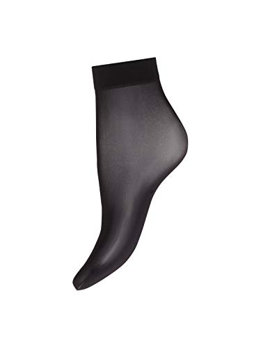 Wolford Individual 10 Socks Ceidos, 10 DEN, Negro, S para Mujer
