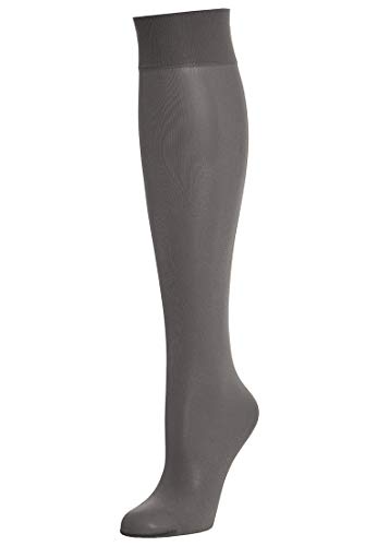 Wolford Satin Touch 20 Knee-Highs Calcetines altos, 20 DEN, Negro, S para Mujer