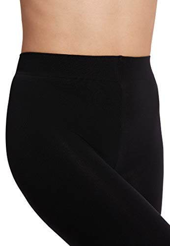 Wolford Velvet Sensation Leggings Ceidos, 100 DEN, Negro, XL para Mujer