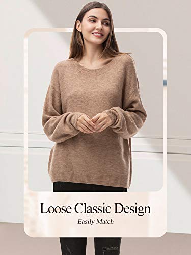 Woolen Bloom Jersey Punto Mujer Invierno Jersey Rayas Camiseta Manga Larga Sueter Basico Suelto Jerseys Camisa Tops Pull-Over Suéter Mujer Primavera Otoño