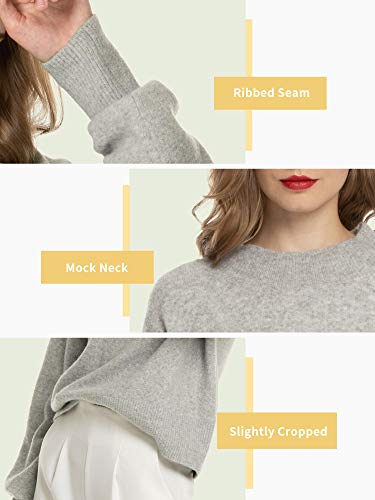 Woolen Bloom Sueter Mujer 2019 Jersey Elegante Jerseys Punto Gris Suelta y Cómoda Sudadera Chaqueta de Punto Mujer para Navidad