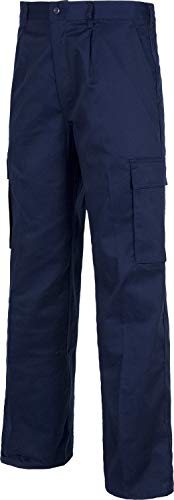 Work Team Pantalón. Elástico en cintura, multibolsillos: dos bolsos laterales en perneras. HOMBRE Marino 44