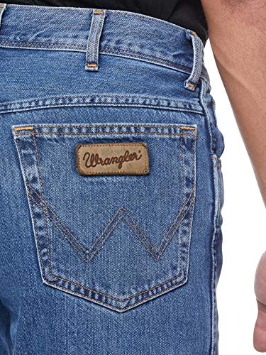 Wrangler Texas Contrast Vaqueros, Azul (Stonewash 096), 46W / 36L para Hombre