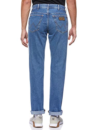 Wrangler Texas Contrast Vaqueros, Azul (Stonewash 096), 46W / 36L para Hombre