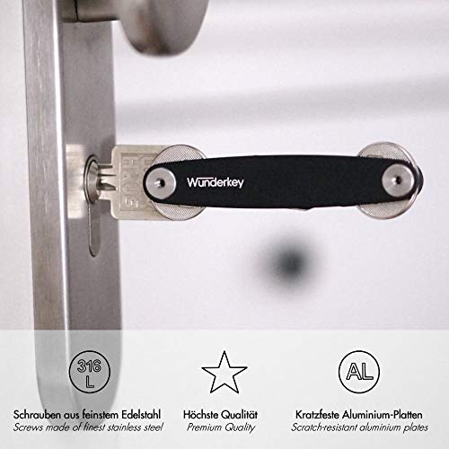 WUNDERKEY® Clásico – El Organizador de Llaves Original Made in Germany [Organizador-Clave | Caso-Clave | Estuche de Llaves | Smart Key Gadget | el Original y Conocido de GQ & Lufthansa]