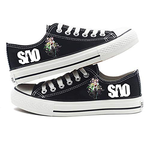 XCMLZ Sao Sword Art Online Anime del Fumetto Di Studenti Di Cosplay Cos Scarpe Di Tela Scarpe Di Moda Intima Degli Uomini Comodi Casuali，43