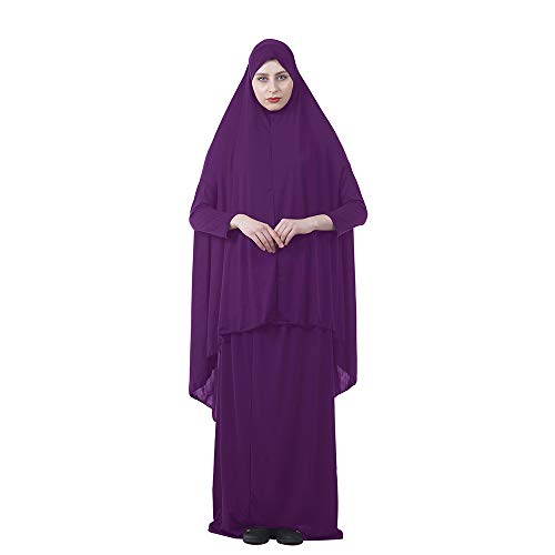 xHxttL La oración musulmana vestido, islámico del rezo musulmán length Hijab para Mujeres XXL / XXGrande B10