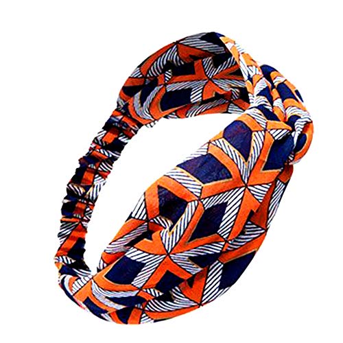 Xinvivion Mujeres Africanas Imprimen Turbante - la Venda del Pelo de la Diadema Del Pañuelo en la Cabeza del Algodón Tribal Tradicional Envuelve la Cabeza