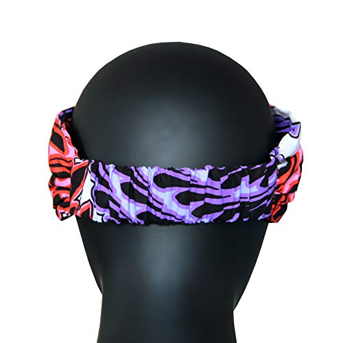 Xinvivion Mujeres Africanas Imprimen Turbante - la Venda del Pelo de la Diadema Del Pañuelo en la Cabeza del Algodón Tribal Tradicional Envuelve la Cabeza