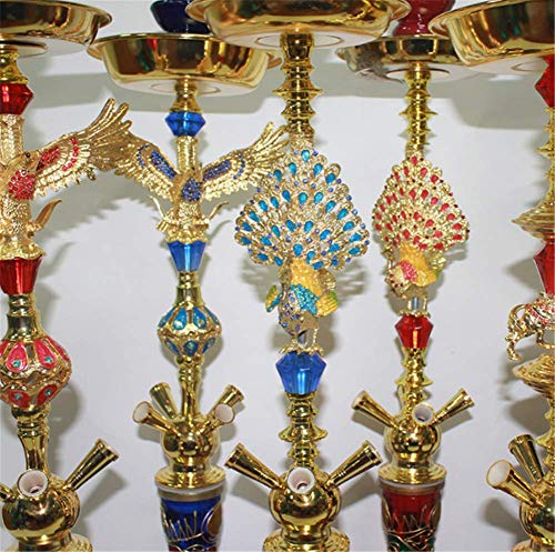 XZYP Pipa De Cachimba Árabe, Accesorios De Cachimba Cachimba Cachimba Shisha, Cachimba Traje De Cuatro Personas Cachimba,Azul