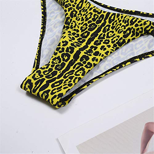 YANFANG Bikini para Mujer Traje de baño Ropa Playa Tanga Tiro bajo Bikinis Push up brasileños Braga Estilo Verano Dos Piezas conciso Atractivo
