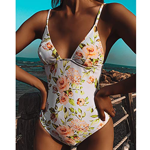 YANFANG Conjunto de Bikini de Encaje sólido para Mujer Push up Ropa de Playa Traje de baño Acolchado,Bikini de Moda de Verano Push Up Traje de baño Acolchado