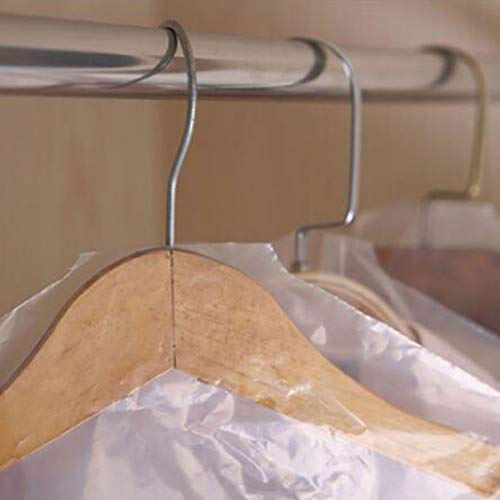 YARNOW 30 Unids 60X150 Cm Bolsa de Plástico para Ropa Bolsas de Cubierta de Traje Transparente Bolsas de Almacenamiento de Ropa de Limpieza en Seco Desechables Bolsas de Almacenamiento