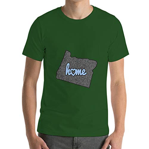YCNJJB Camiseta de algodón para hombre, diseño de mapa de Cool Funny USA Print Tops