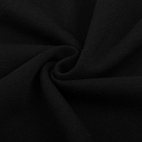 YCUEUST Hombre Sudaderas con Capucha Sin Mangas Camiseta Casual Chalecos Deportivos Negro x-Large