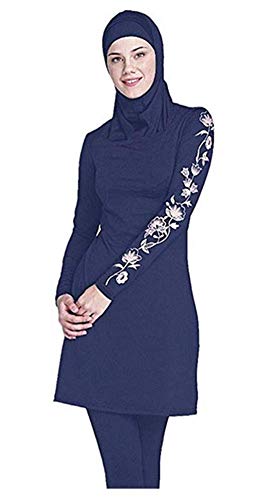YEESAM Trajes de baño musulmán para mujeres y niñas modestos trajes de baño de hiyab burkini islámico