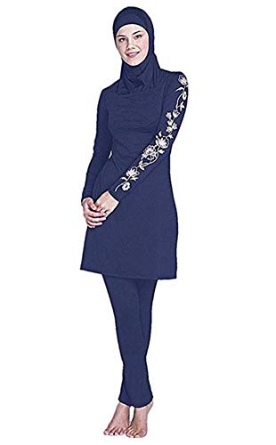 YEESAM Trajes de baño musulmán para mujeres y niñas modestos trajes de baño de hiyab burkini islámico