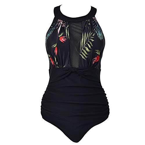 YFFS Traje De Baño Sexy Mujer Top Bikini Push Up Trajes De Baño Bikini 1 Pieza Talle Alto 12 Pieza Tallas Grandes para,Adecuado para Playa, Piscina (H,M)