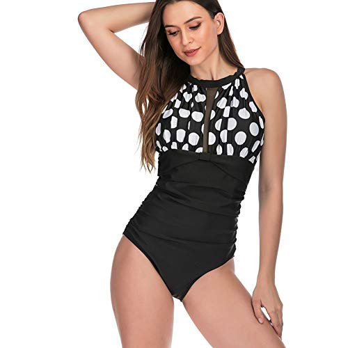 YFFS Traje De Baño Sexy Mujer Top Bikini Push Up Trajes De Baño Bikini 1 Pieza Talle Alto 12 Pieza Tallas Grandes para,Adecuado para Playa, Piscina (H,M)