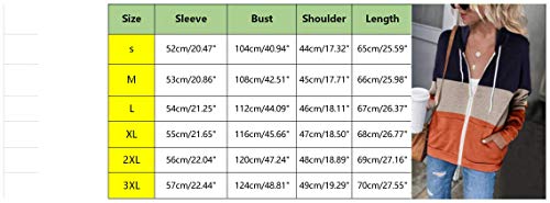 YIKEYO - Sudaderas Mujer con Capucha y Cremallera y Bolsillo - Tumblr Chaqueta Manga Larga Casual Sweatshirt Hoodie (Negro, XXXL)