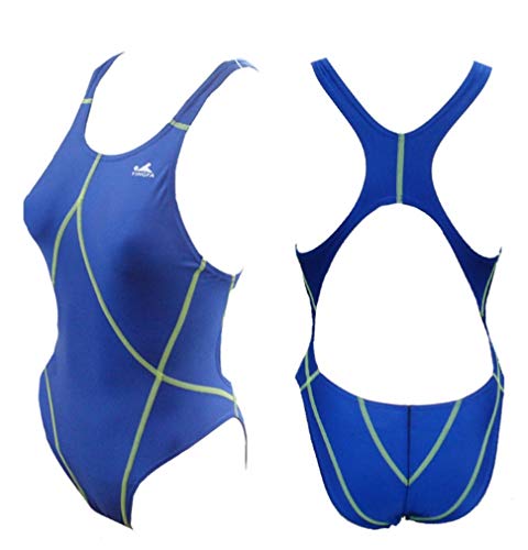 Yingfa 912-2 - Bañador para mujer, color azul marino azul marino XL