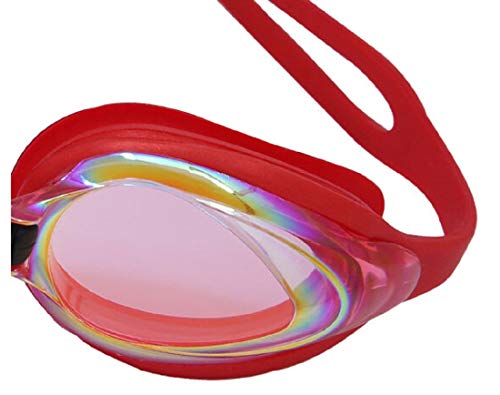 Yingfa Y110 AFM - Gafas de natación para adultos, color rojo