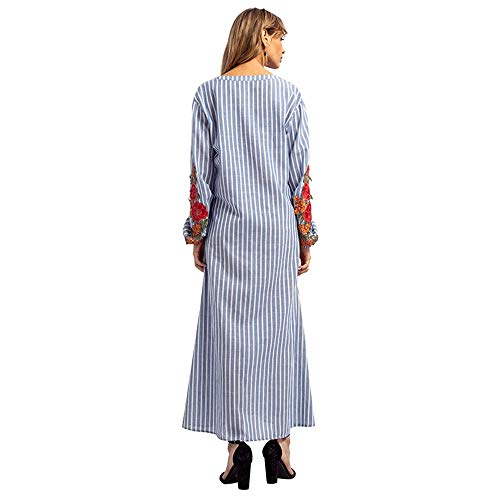 Yishelle Vestidos Casuales de Las Mujeres Traje árabe de Gran tamaño de Vestimenta árabe Musulmanas de Oriente Medio Cómodo de Usar Suave al Tacto (Color : Photo Colo, tamaño : S)