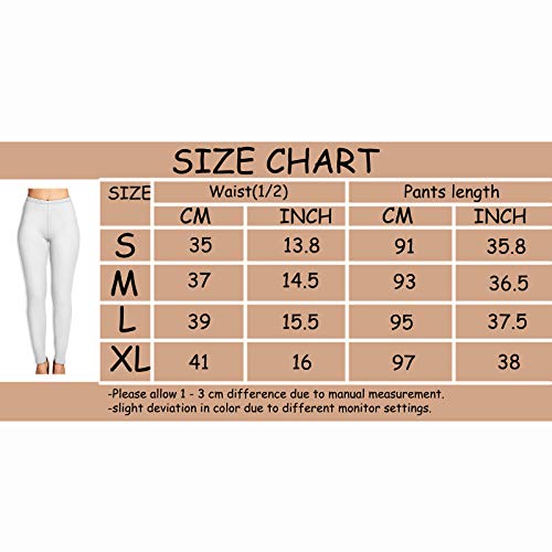 YMWEI Pantalón de Yoga Mujer Esta Alfombra del Famoso Lago Sevan Alta Cintura Pilates Fitness Leggings para Entrenamiento y Correr-M