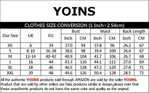 YOINS Blusa de Manga Larga para Mujer, Sexy, Cuello en V, Parte Delantera, Lisa, Chaleco para Mujer A-Manga Larga-Azul XXL