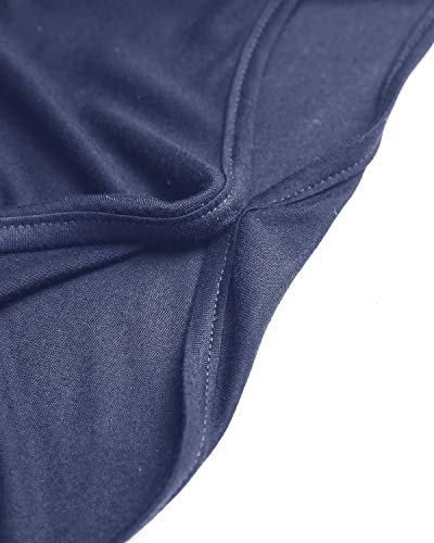 YOINS Mujer Camiseta Sin Mangas Chaleco Manga Corta Chaleco Sin Hombros Chaleco Casual con Cordones Chaleco Deportivo Mini Vestido Tops