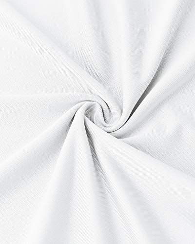 YOINS Mujeres Camisetas sin Mangas Camisas Elegante Blusa Casual Chaleco de Verano Playa Camiseta para Mujere Cuello V Top Blanco XL/EU46