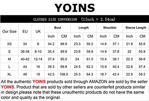 YOINS - Top de encaje de manga larga con hombros descubiertos, cuello barco, manga acampanada de encaje, sexy y elegante C-noir XXL