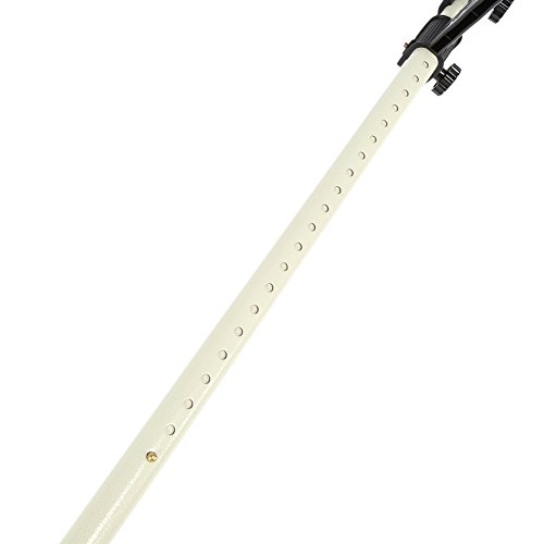 Yosoo Carril de Ropa de Acero Resistente,Bastidor de Ropa Soporta hasta 240kg, Altura Ajustable 160-320cm, Gratis Tenedor de Ropa de 105 cm Incluido