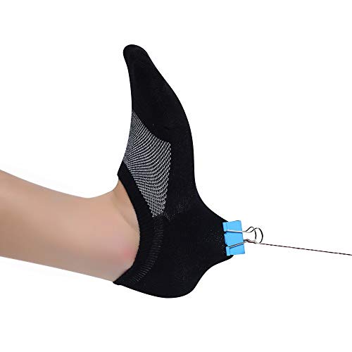 YouShow calcetines hombre mujer 10 pares pinkis algodon calcetin punto sin costuras calcetines (En Blanco y Negro,39-42)