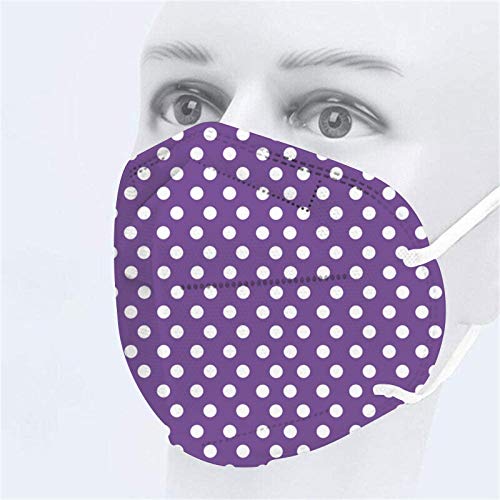 YpingLonk 10/25/50/100 pc Unisex Adult Bufanda Mujeres Hombres Universal 3 Abrigo Moda Impreso Lindo elástico Earloop bufanda-xg33