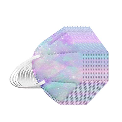 YpingLonk 10/25/50/100 pc Unisex Adult Bufanda Mujeres Hombres Universal 3 Abrigo Moda Impreso Lindo elástico Earloop bufanda-xg33