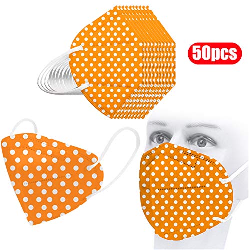 YpingLonk 10/25/50/100 pc Unisex Adult Bufanda Mujeres Hombres Universal 3 Abrigo Moda Impreso Lindo elástico Earloop bufanda-xg33