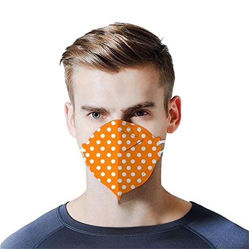 YpingLonk 10/25/50/100 pc Unisex Adult Bufanda Mujeres Hombres Universal 3 Abrigo Moda Impreso Lindo elástico Earloop bufanda-xg33