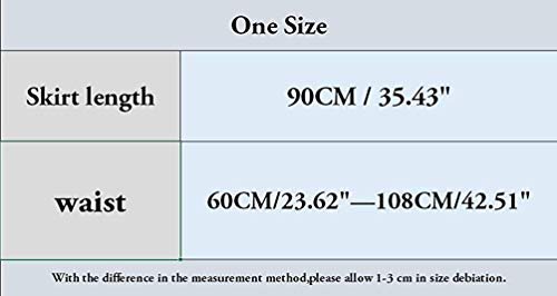 YROYKRRE Flamenco Baile De Salón De La Falda De Danza del Vientre Falda Larga América Tango Modernos De Formación De Vestuario Vestido De Las Mujeres Baile Faldas (Color : Red, Size : One Size)