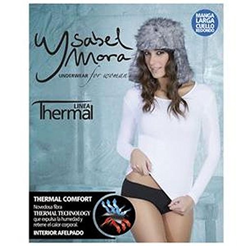 YSABEL MORA - Camiseta TERMICA Mujer Color: Marino Talla: x-Large